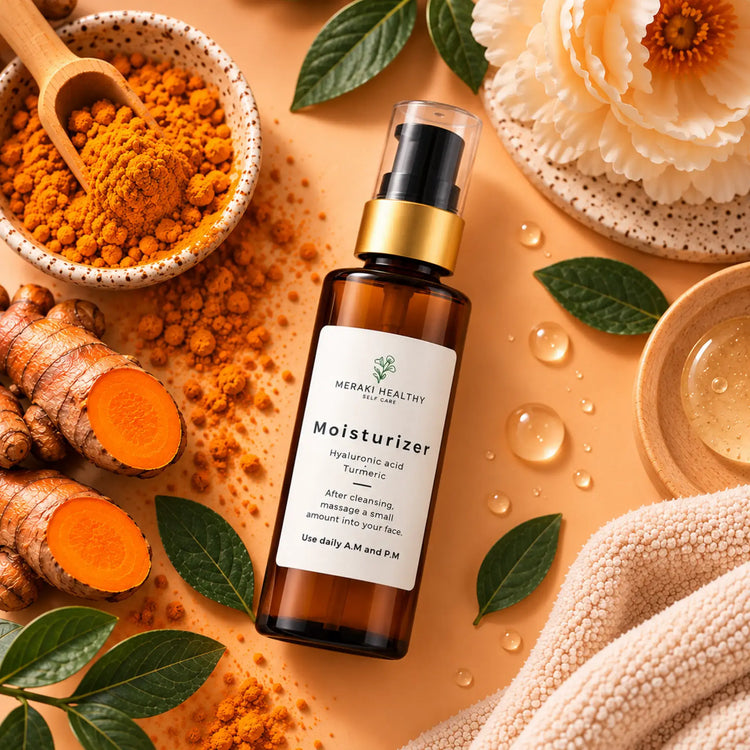Meraki Hyaluronic Acid and Turmeric daily facial moisturizer
